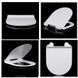 Сидіння для унітазу Duroplast slow-closing на компакт CE13003 RJ FEEL RJCE13003(3)