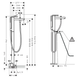 Смеситель для ванны HANSGROHE ZESIS 74445000 99837 фото 2