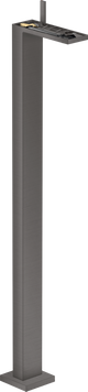 Смеситель для раковины AXOR MYEDITION 47042340, однорычажный, напольный, с донным клапаном Push-Open, без панели, черный 75114 фото