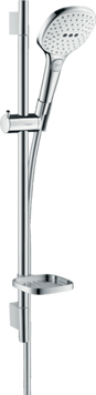 Душевой набор с душевой штангой и мыльницей HANSGROHE RAINDANCE SELECT 26622400, хром с белым 39061 фото