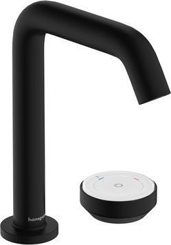 Змішувач для умивальника 150 CoolStart з донним клапаном HANSGROHE FINORIS 73353670, чорний матовий 92376 фото