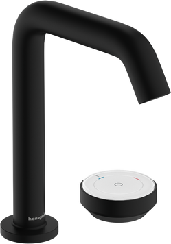 Смеситель для раковины с донным клапаном HANSGROHE TECTURIS S 73353670, черный матовый 92376 фото