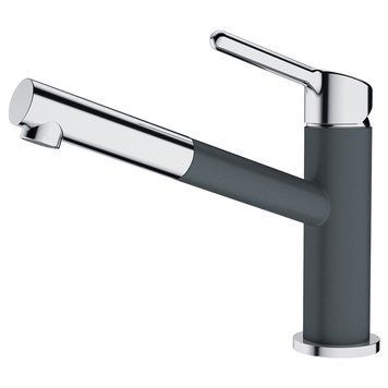 Кухонный смеситель FRANKE ORBIT Pull Out 115.0623.134, графит матовый 800007008 фото