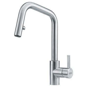 Смеситель кухонный FRANKE KUBUS Pull Down Spray 115.0529.207, нержавеющая сталь 800006508 фото
