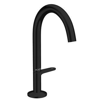 Смеситель для раковины AXOR MYEDITION 47020670, однорычажный, 230, с донным клапаном Push-Open, черный 800005347 фото