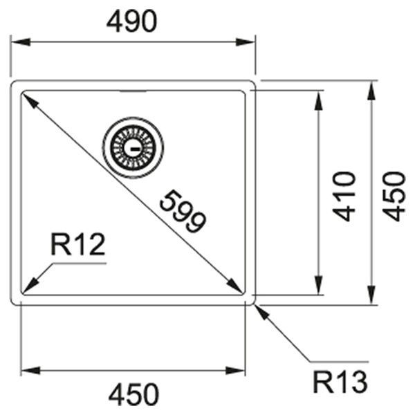Кухонная мойка FRANKE BOX BXX 210/110-45 127.0369.250, нержавеющая сталь 800006958 фото