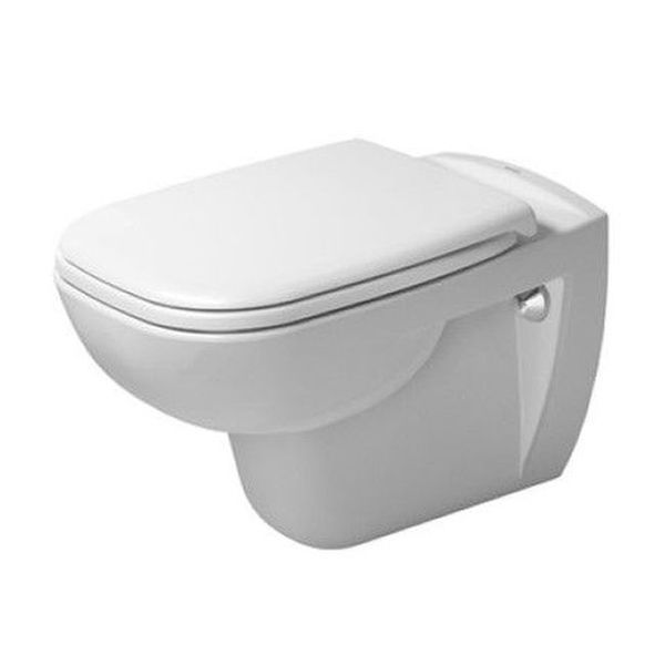 Унитаз подвесной с крышкой DURAVIT D-CODE 45700900A1, Rimless 565x400х450 мм 76058 фото