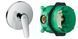 Смеситель скрытого монтажа 1 функция со скрытой частью HANSGROHE NOVUS 71065000+01800180 92888 фото 1