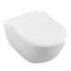 Унитаз подвесной круговой смыв VILLEROY & BOCH SUBWAY 2.0 5614R201, Rimless с крышкой SoftClose, белый 50372 фото 4