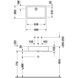 Умывальник на столешницу DURAVIT VERO 0455600000 800005958 фото 4