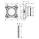 Переключатель потоков 3 функции со скрытой частью HANSGROHE SHOWER SELECT DEL 15573140+01500180, бронза сатин 100323 фото 2
