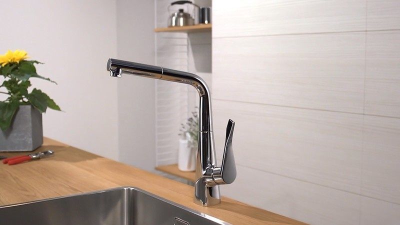 Смеситель для кухонной мойки HANSGROHE METRIS 14823000 39040 фото