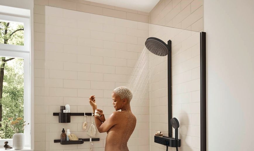 Душевая система с термостатом HANSGROHE PULSIFY 24241700, белый матовый 85722 фото