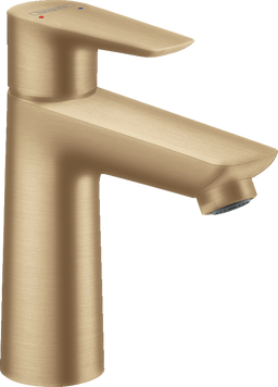 Смеситель для раковины со средним изливом и сливным гарнитуром HANSGROHE TALIS E 71710140, бронза сатин 68707 фото