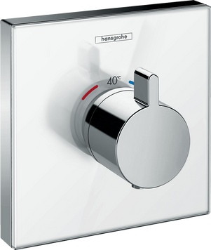 Термостат для душа стеклянный HANSGROHE SHOWERSELECT 15734400, белый 51258 фото