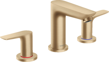 Смеситель на три отверстия с донным клапаном HANSGROHE TALIS E 71733140, бронза сатин 800004219 фото