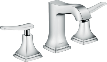 Смеситель для раковины со сливным гарнитуром HANSGROHE METROPOL CLASSIC 31330000 57986 фото