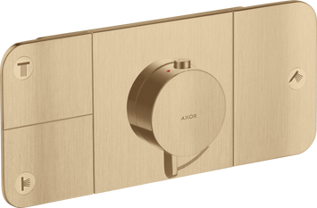 Термостат для 3 потребителей AXOR ONE 45713140, скрытого монтажа, бронза 61557 фото