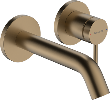 Смеситель для раковины скрытого монтажа HANSGROHE TECTURIS S 73350140, бронза сатин 93245 фото