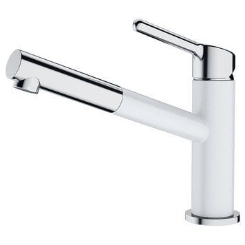 Кухонный смеситель FRANKE ORBIT Pull Out 115.0623.139, белый 800007009 фото