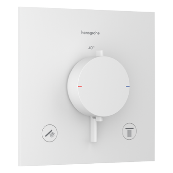Смеситель скрытого монтажа HANSGROHE ECOSTAT COMFORT 33711700, білий матовий 100532 фото