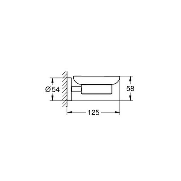 Мыльница GROHE ESSENTIALS 40444001 57255 фото