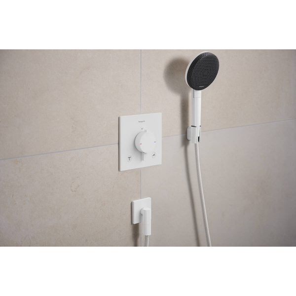 Змішувач прихованого монтажу HANSGROHE ECOSTAT COMFORT 33711700, білий матовий 100532 фото