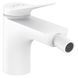 Смеситель для биде однорычажный со сливным гарнитуром pop-up HANSGROHE VIVENIS 75200700, белый матовый 83705 фото 1
