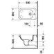 Биде подвесное DURAVIT 1930 0266100000, 1930 800006209 фото 4