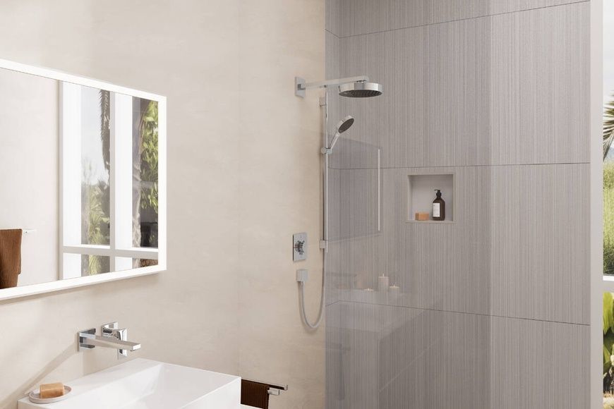 Душовий набір зі штангою HANSGROHE RAINFINITY 28744000 800003769 фото