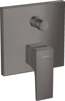 Смеситель скрытого монтажа для ванны душа HANSGROHE METROPOL 32545340, черный матовый хром 78918 фото