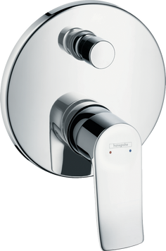 Смеситель скрытого монтажа для ванны душа HANSGROHE METRIS 31493000 24719 фото