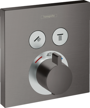 Термостат скрытого монтажа HANSGROHE SHOWERSELECT 15763340, черный матовый хром 82526 фото
