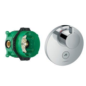 Термостат скрытого монтажа 1 функция со скрытой частью HANSGROHE SHOWER SELECT DEL 15742000+01800180 86512 фото