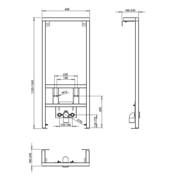 Інсталяція для біде ROCA PRO A890071000 31187 фото