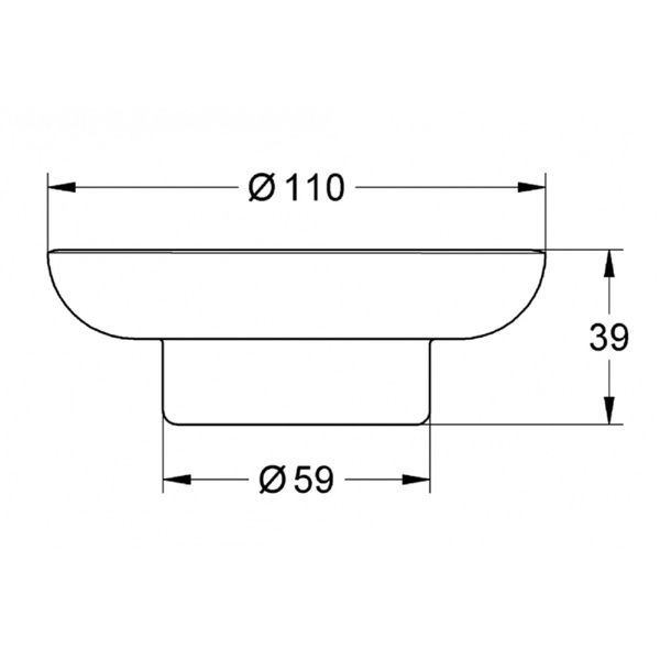 Мыльница GROHE ESSENTIALS 40368001 52885 фото