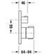 Термостат для душа скрытого монтажа DURAVIT C.1 C14200015010 800006160 фото 3