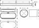 Набор аксессуаров HANSGROHE WALLSTORIS 27968700, белый 81534 фото 2