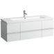 Тумба з умивальником LIVING 130 см LAUFEN CASE H4013110754631+H8164360001041, білий 103939 фото 1