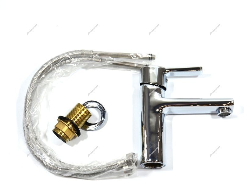 Змішувач для умивальника RJ DUCT RBZ079-1, хром 58106 фото