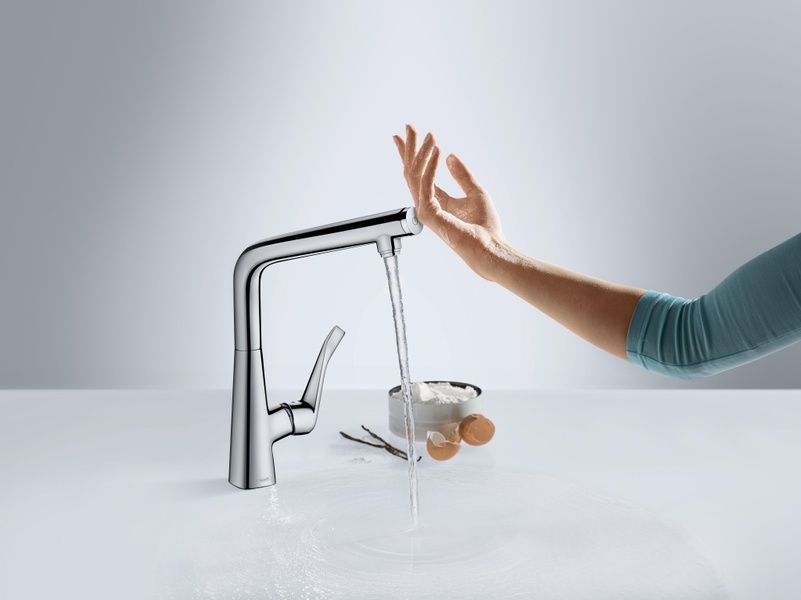 Змішувач для кухонної мийки HANSGROHE METRIS 14821000 39038 фото