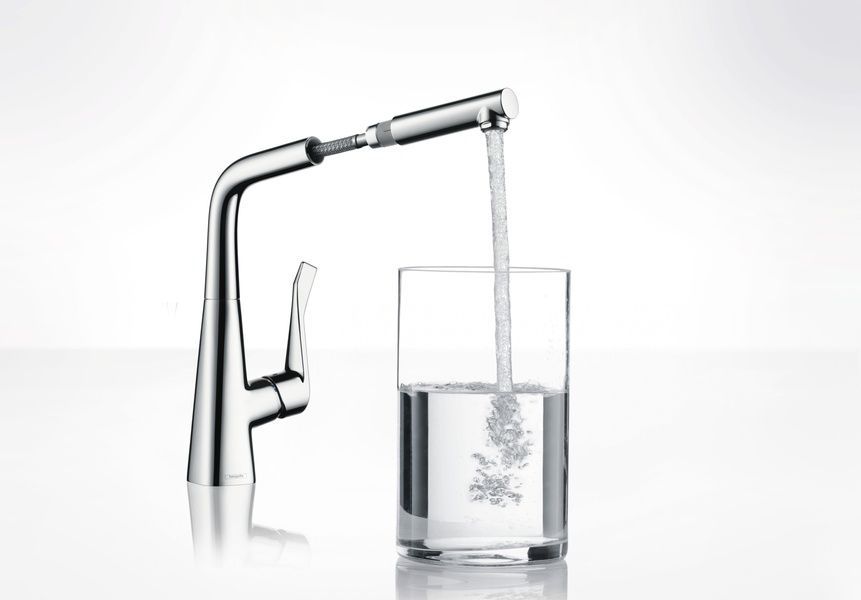 Змішувач для кухонної мийки HANSGROHE METRIS 14821000 39038 фото