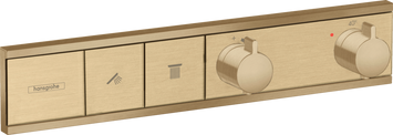 Термостат скрытого монтажа на потребителя HANSGROHE RAINSELECT 15380140, бронза сатин 82469 фото