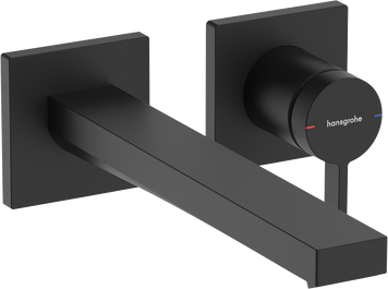 Смеситель для раковины скрытого монтажа HANSGROHE TECTURIS E 73051670, черный матовый 94867 фото