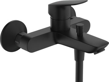 Смеситель для ванны HANSGROHE LOGIS 71400670, черный матовый 92459 фото