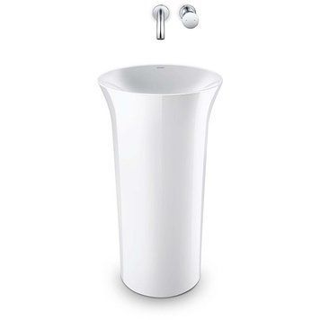 Умывальник отдельностоящий DURAVIT WHITE TULIP 2702500070, 500 мм 800006161 фото
