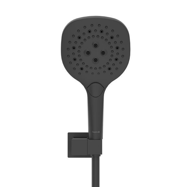 Душовий гарнітур (лійка тримач шланг PVC) IMPRESE BILOVEC f03800910AP, чорний матовий 94531 фото