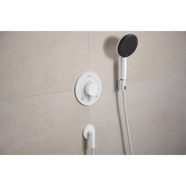 Смеситель скрытого монтажа HANSGROHE ECOSTAT COMFORT 33715700, білий матовий 100545 фото