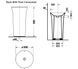 Умивальник окремостоячий DURAVIT WHITE TULIP 2702500070, 500 мм 800006161 фото 3