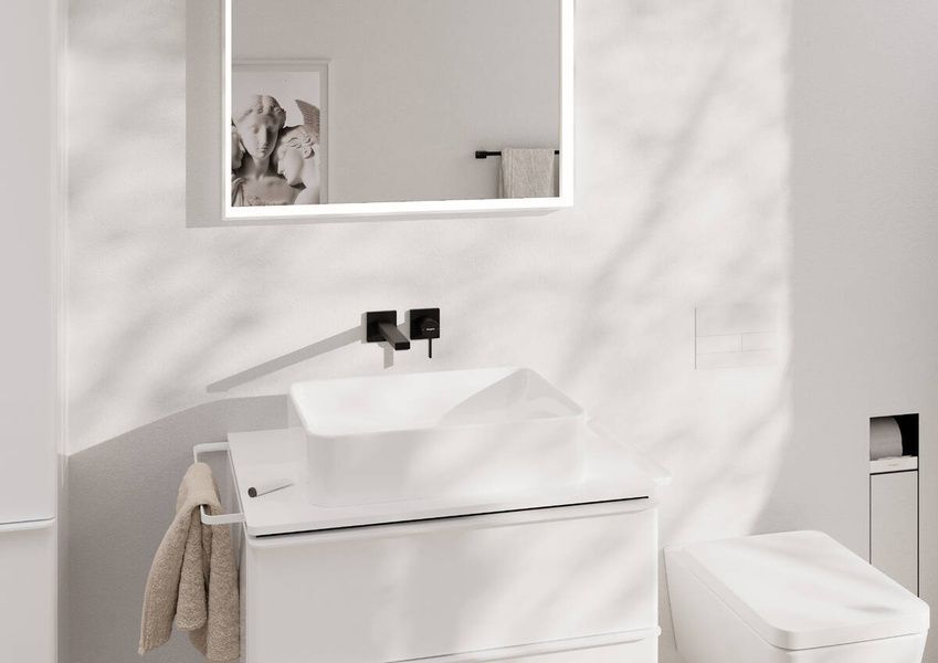 Змішувач для раковини прихованого монтажу HANSGROHE TECTURIS E 73051670, чорний матовий 94867 фото